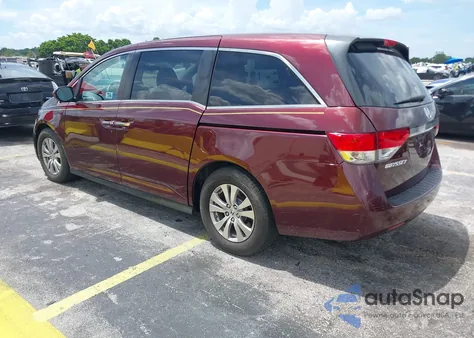 2016 Honda Odyssey Ex z USA, uszkodzony, nr VIN 5FNRL5H4XGB120242